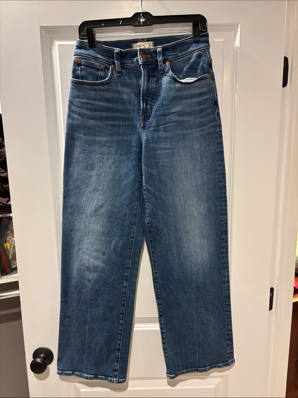 The Perfect Vintage High-Rise Wide-Leg Women’s Jeans - Blue